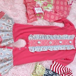 RicRac and Ruffles 12 months romper